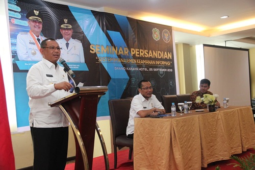 Dinas Kominfo Medan Gelar Seminar Sistem Manajemen Keamanan Informasi